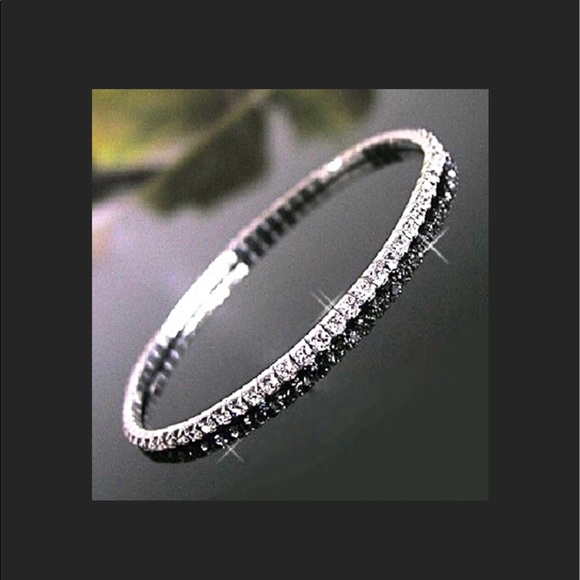 Anklet Crystal 1-Layer Stretch. - Picture 5 of 8